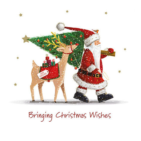 Santa's on his way