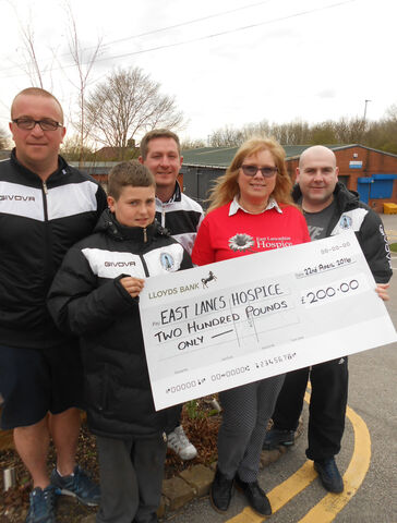 Back of the net for football team fundraiser
