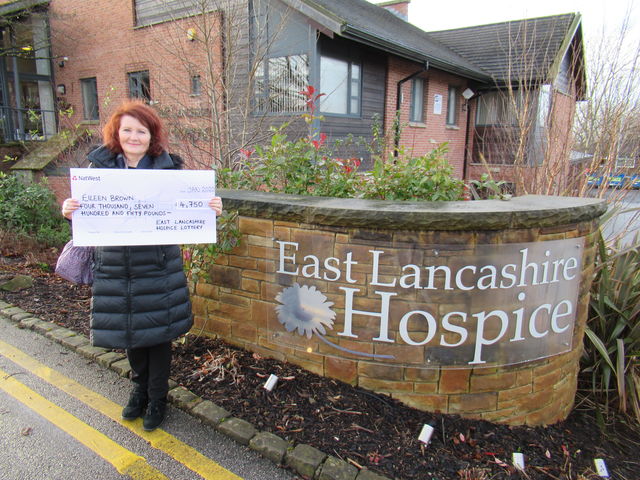 East Lancashire Hospice Lottery player scoops £4,750 rollover jackpot