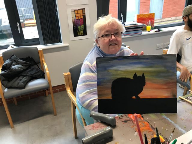 Artworks help lift spirits at hospice