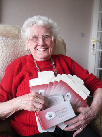 Hospice supporter raises nearly £250 by filling loose change boxes