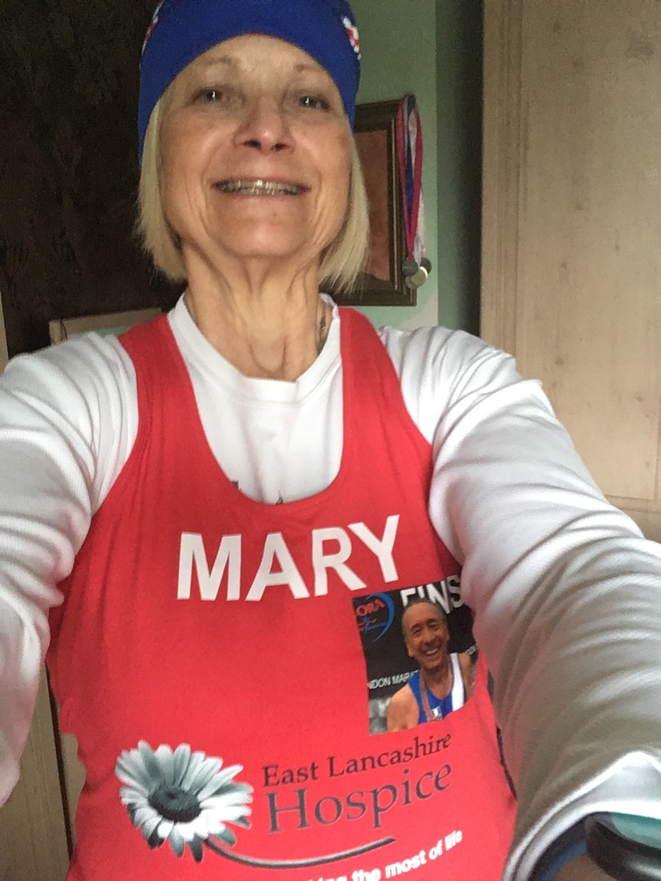 Mary Ponfrett - London Marathon 