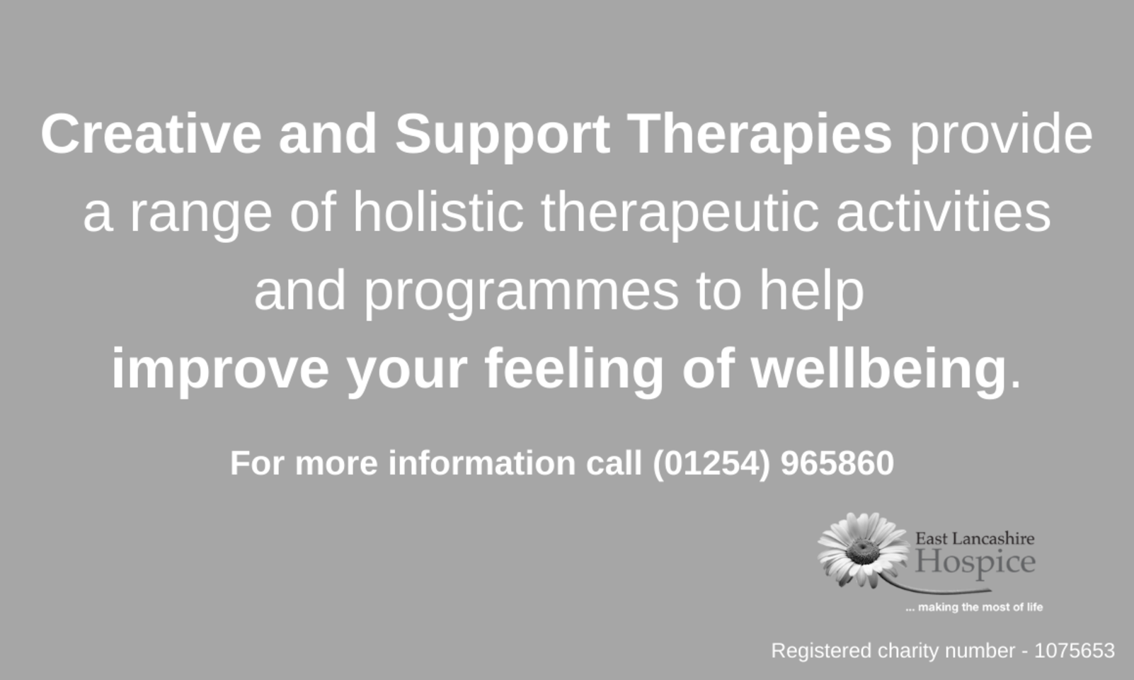 Creative and Support Therapies
