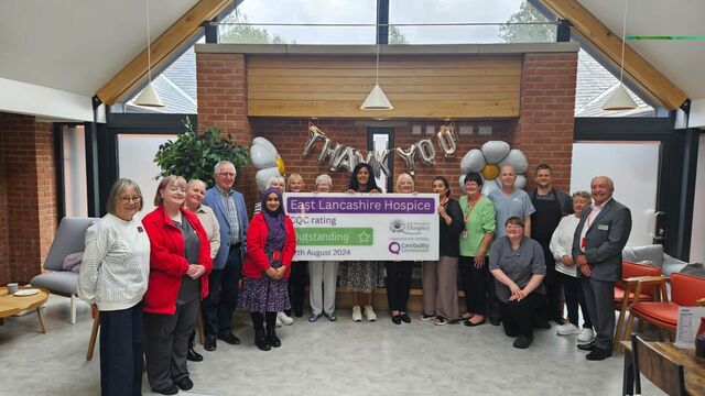 East Lancashire Hospice Awarded 'Outstanding' Rating by CQC