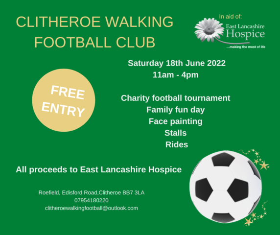 Walking Football Charity Tournament & Fun Day