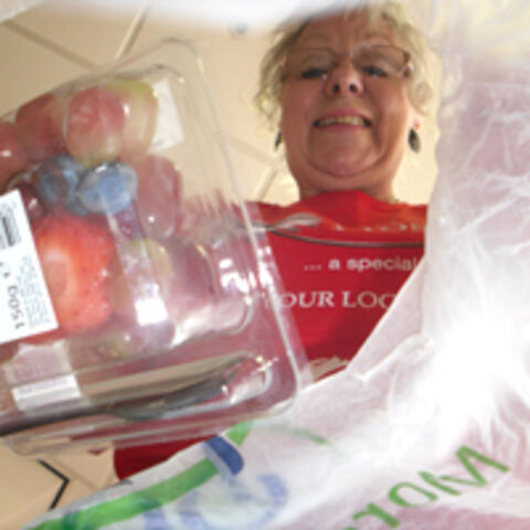 Christmas bag packing