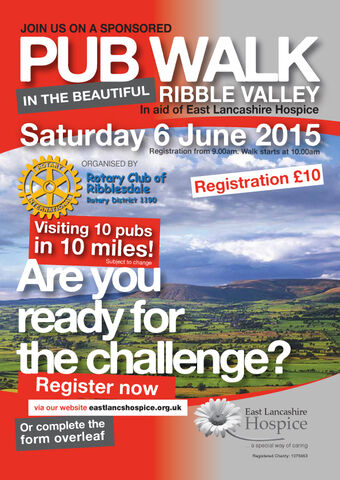 Last chance to register for pub walk