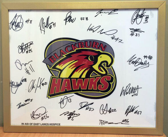 AUCTION: It's win win for Blackburn Hawks and hospice!