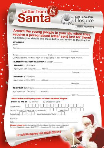 Who wouldn't love a letter from Santa?