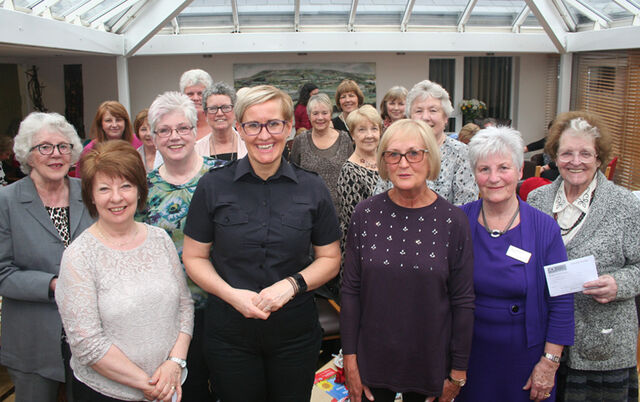 Police inspector inspires guests at fundraising afternoon