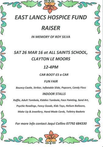 Easter Fayre in aid of East Lancashire Hospice