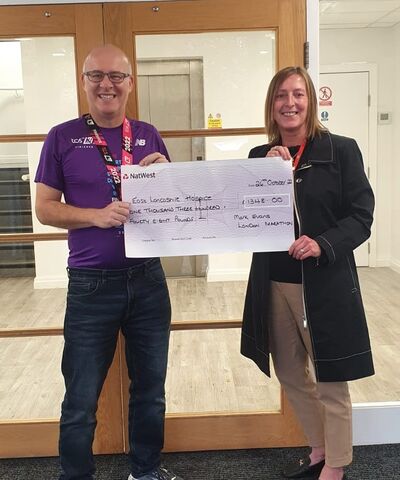 Marathon Mark runs for Hospice