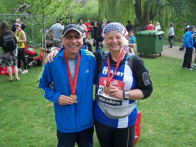 Mary runs the Marathon