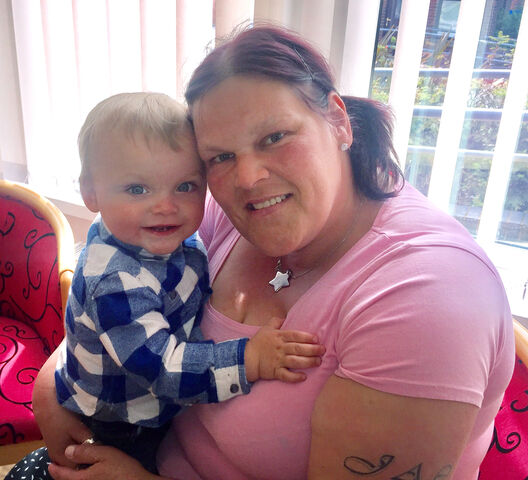 Charity starts at home for tot Alfie