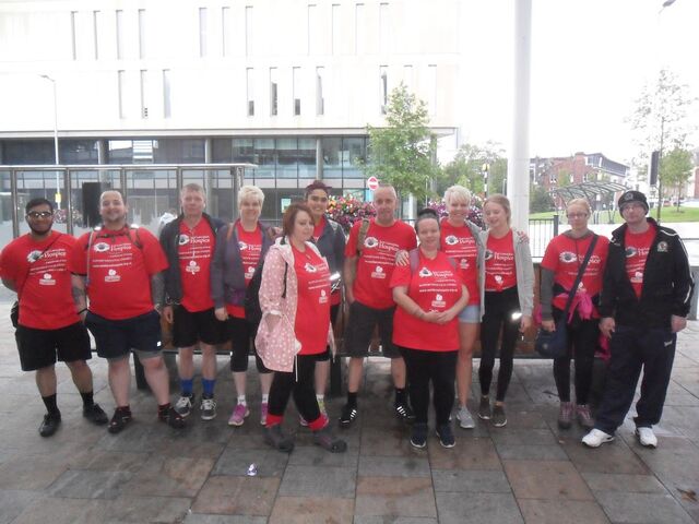 Husband puts best foot forward for 11 hour fundraising walk