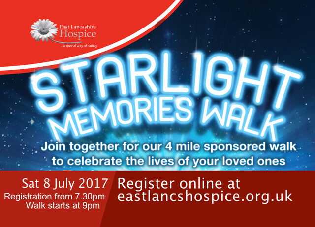 Sign up to the Starlight Memories Walk