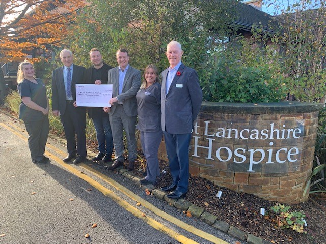 Blackburn Chemicals Donate £15,000 to the hospice in support of their local community