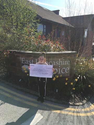 Darwen schoolgirl dresses-up for East Lancashire Hospice