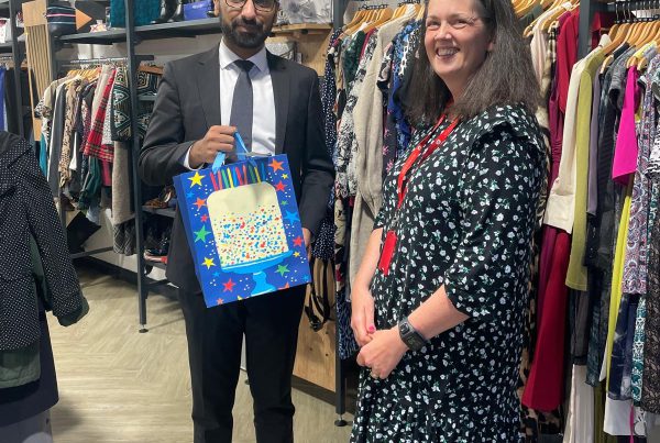 Blackburn MP visits shop