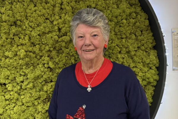 Kathleen Chadwick's photo for our Patient Story as she shares how East Lancashire Hospice has helped her after her husband, Colin, died.