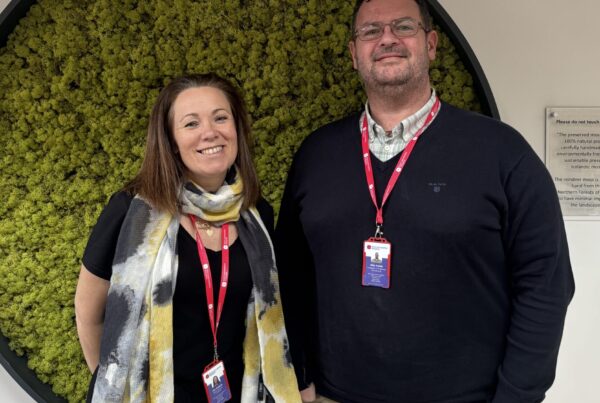 Lisa, our Head of People & Culture, and Mike, our Wellbeing Coordinator and Volunteer.