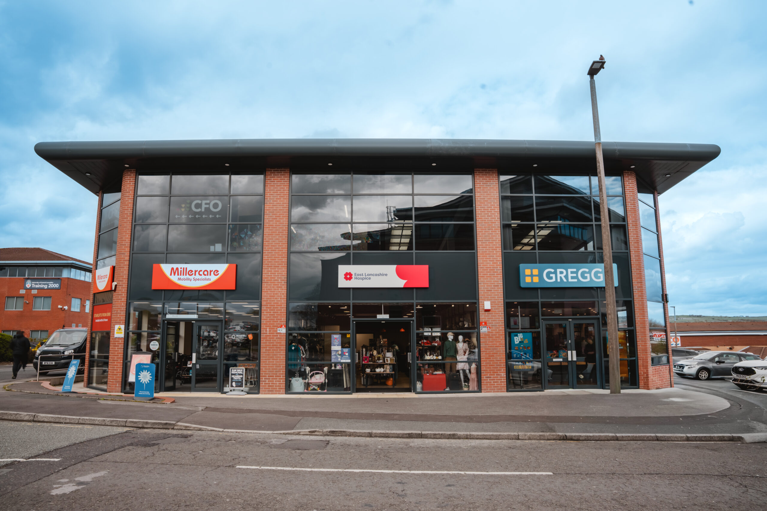 East Lancashire Hospice Crabtree Street Charity shop. Next to Greggs and Millercare, down the road from Big Tesco in Blackburn. Full of quality pre-loved items including small pieces of furniture, men's, women's and children's clothing and toys.