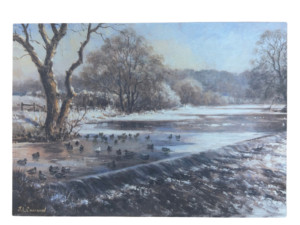 John Chapman - The Weir at Whalley