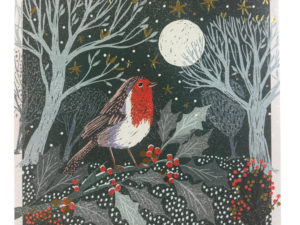 Robin on the Holly Branch